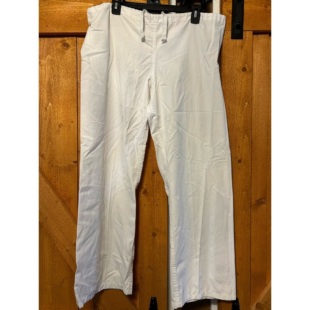 Women's Small White Urbane Scrub Uniform Pant Healthcare GUC